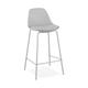 Paris Prix - Tabouret De Bar Design En Métal funty 86cm Gris