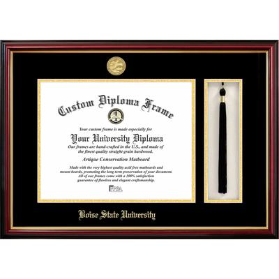 Boise State University 14w x 11h Tassel Box and Diploma Frame