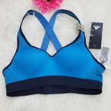 Adidas Intimates & Sleepwear | Adidas Stronger Du3853 Racer Sports Bra Top | Color: Blue | Size: 32b