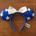 Disney Accessories | Disney Blue Stars Ears | Color: Blue/White | Size: Os