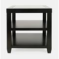 Urban Icon Glass Inlay End Table with Storage - Jofran 2001-3