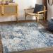 Tumut 8'11" x 12'4" Modern Charcoal/Cream/Dark Blue/Light Gray/Sky Blue/Navy Area Rug - Hauteloom