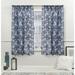 Nicole Miller New York Dara Light Filtering Semi Sheer Rod Pocket Curtain Panel Pair