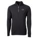 Men's Cutter & Buck Black Florida Gators Big Tall Adapt Eco Knit Quarter-Zip Pullover Jacket