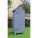 Hanover 2 ft. 5 in. W x 2 ft D Solid Wood Storage Shed in Blue | 70.4 H x 30.3 W x 21.3 D in | Wayfair HANWS0102-GRY