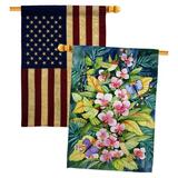 Breeze Decor 40 x 28 ft. House flags in Brown/Green | 40 H x 28 W in | Wayfair BD-BI-HP-105055-IP-BOAA-D-US18-WA