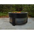 Urban Fire The Forge 15.5" H x 32" W Steel Outdoor Fire Pit Steel in Gray/Black | 15.5 H x 32 W x 32 D in | Wayfair FRG30-BC