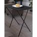 Inbox Zero TV Tray Table Set Metal in Black | 26.1 H x 17.52 W x 22.8 D in | Wayfair 2EEA42A253EF4E66877B782DD79B7DDA