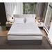 kathy ireland White Down Fiber Top Featherbed by Blue Ridge Home Fashions, Inc in White (Size KING)