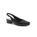 Women's Dea Woven Slingback by Trotters in Black (Size 9 1/2 M)