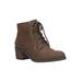 Women's Sarina Booties by Bella Vita in Brown (Size 9 1/2 M)