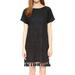Madewell Dresses | Madewell Black Embroidered Tassel Dress Small | Color: Black | Size: S