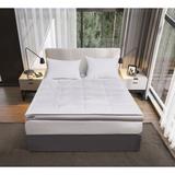 kathy ireland White Down Fiber Top Featherbed by Blue Ridge Home Fashions, Inc in White (Size FULL)