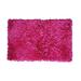 Bella Premium Jersey Shaggy Area Rug by Home Weavers Inc in Hot Pink (Size 60" X 96")