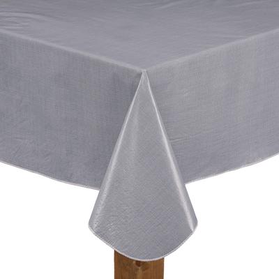 Wide Width CAFÉ DEAUVILLE Tablecloth by LINTEX LINENS in Grey (Size 60" W 120"L)