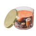 14 Oz 3 Wick Jar Candle With Lid (Pumpkin Spice)