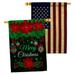 Angeleno Heritage Winter Yard 2-sided Polyester 2'4 x 3'4 ft. House Flag in Green/Red | 40 H x 28 W in | Wayfair AH-XM-HP-137307-IP-BOAA-D-US20-AH
