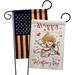 Ornament Collection Happy Valentine's Day Cupid 2-Sided Polyester 1'5 x 1'1 ft. Garden flag in Red/White | 18.5 H x 13 W in | Wayfair