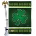 Breeze Decor Decorative House 2-Sided Polyester 3'4 x 2'4 ft. Flag Set in Green | 40 H x 28 W in | Wayfair BD-SA-HS-102026-IP-BO-02-D-US09-BD