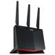 ASUS RT-AX86S Gaming-Router AX5700 Dual Band Gigabit kombinierbarer Router (Tethering als 4G und 5G Router-Ersatz, WiFi 6 802.11ax, Mobil Gaming-Modus, AiProtection mit TrendMicro, WiFi Mesh)