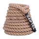 LKZL Hemp Rope, Exercise Battle Ropes with Anchor Kit, Undulation Rope for Core Strength Training, Cardio Workout, Fitness Exercise (Color : 50mm, Size : 15m)