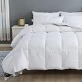 YZTEX Single Size Duvet - 13.5 Tog Luxurious Goose Feather & Down Quilt, 40% Down Single Size Bed Duvet, 100% Cotton Shell