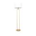 Juniper + Ivory 64 In. x 19 In. Paper Clip Floor Lamp Gold Metal - 29664