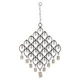 Juniper + Ivory 13 In. x 24 In. Eclectic Windchime Black Metal - 48095