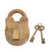 Juniper + Ivory Grayson Lane 5 In. x 3 In. Eclectic Lock And Key Brass Iron - 61206