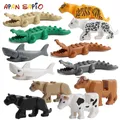 Blocs de construction briques jouets Crocodile Animal modèle blocs éducatifs jouets pour enfants