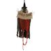 6.25-ft. Hanging Witch w/Sign, Indoor/Covered Outdoor Halloween Decoration, LED Eyes, Poseable