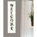 Winston Porter FEN436A-Welcome Sign II By House Fenway, Ready To Hang Framed Paper | 32 H x 8 W x 1 D in | Wayfair 94FA9F2D8A5C4558869B9409F1833D3D