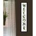 Winston Porter FEN436A-Welcome Sign II By House Fenway, Ready To Hang Framed Paper | 32 H x 8 W x 1 D in | Wayfair C1EF0175A5A340068A0758B37006E89C