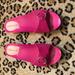 Coach Shoes | Coach Size 8 Wooden Platform Sandal | Color: Pink | Size: 8