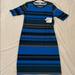 Lularoe Dresses | Lularoe Julia Dress | Color: Black/Blue | Size: Xl