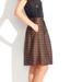 Madewell Skirts | Hp Euc Madewell Stripe Silk & Linen Pleated Skirt | Color: Brown/Gold | Size: 6
