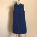 Columbia Dresses | Columbia Pfg Polka Dot Sleeveless Collared Dress | Color: Blue/White | Size: Xs