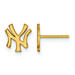 Women's New York Yankees 10k Yellow Gold Extra Small Team Post Earrings
