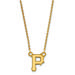 Women's Pittsburgh Pirates 18'' 14k Yellow Gold Small Pendant Necklace