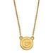 Women's Chicago Cubs 18'' 10k Yellow Gold Small Pendant Necklace
