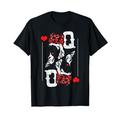 Queen Of Hearts Gaming Karten Poker Halloween Kostüm T-Shirt