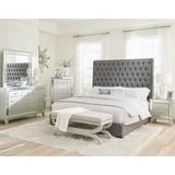 Briarley Metallic Mercury and Grey 5-piece Panel Bedroom Set