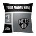 The Northwest Group Brooklyn Nets 18'' x Colorblock Personalized Throw Pillow