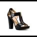 Michael Kors Shoes | Michael Kors T-Strap Platform Dress Sandal | Color: Black | Size: 9.5