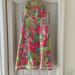 Lilly Pulitzer Dresses | Lilly Pulitzer Strapless Sundress | Color: Green/Pink | Size: 2