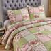 3-piece Printed Reversible Bedding Quilt Set