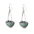 Free People Jewelry | Last Oneethnic Turquoise Earrings | Color: Blue/Silver | Size: Os