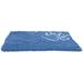'Fuzzy' Quick-Drying Anti-Skid and Machine Washable Dog Mat, 31" L X 21" W, Blue, 1.15 LBS
