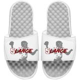 Men's ISlide Trey Lance White San Francisco 49ers 2021 NFL Draft Tonal Pop Slide Sandals