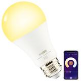 HVS Smart 9 Watt (60 Watt Equivalent), A19 LED Smart, Dimmable Light Bulb, Tunable E26Medium (Standard) Base in White | 4.72 H x 0.19 W in | Wayfair